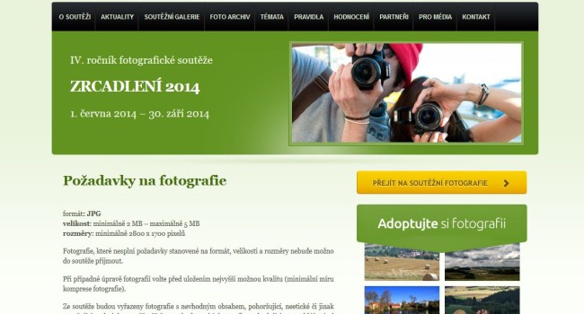 Fotografie reference - Bystřická Zcadlení