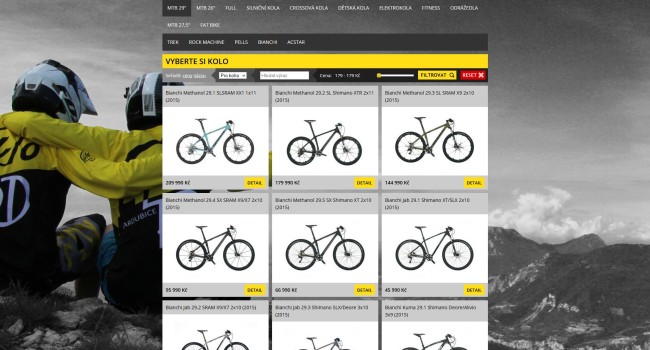 Fotografie reference - Tvorba e-shopu – CykloRD