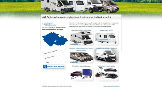 Fotografie reference - Tvorba webových stránek MKZ Půjčovna
