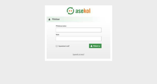 Fotografie reference - Návrh grafiky informačního systému pro společnost ASEKOL