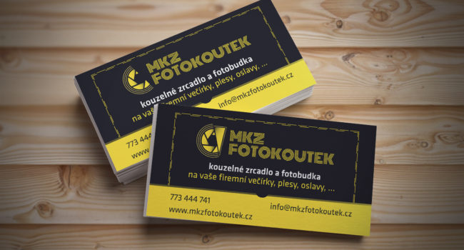 Fotografie reference - Grafický návrh loga, vizitek a reklamních předmětů – MKZ fotokoutek